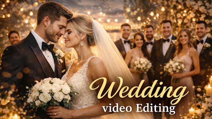 edit wedding video cinematic highlights