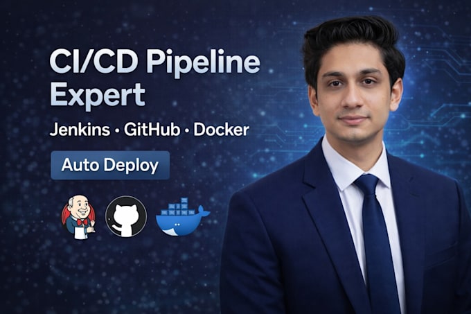 set up cicd pipeline using jenkins github and docker