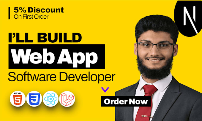 build web app as software developer and front end developer