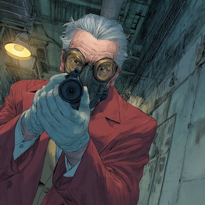 design comic book illustration with comic book illustrator