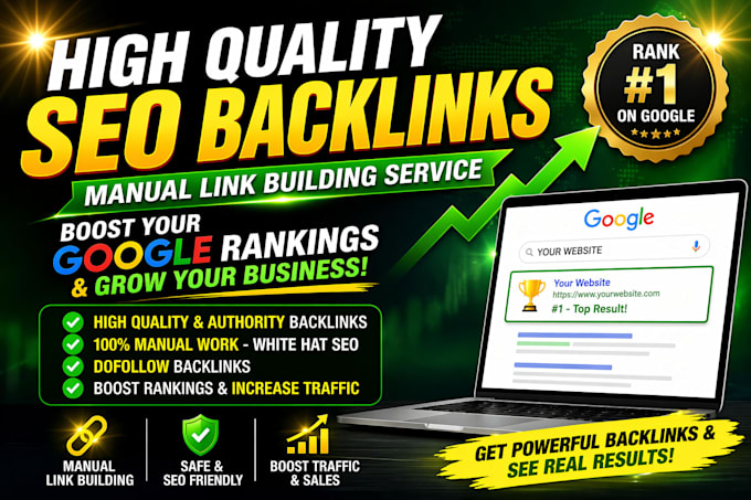 create manual SEO backlinks to boost your google rankings