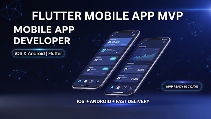 build flutter IOS android mobile application mvps for startups, tutor, coaches