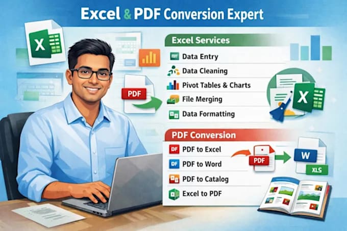 convert PDF to CSV, word or excel with full accuracy