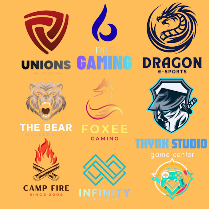 do professional and looking unique logo