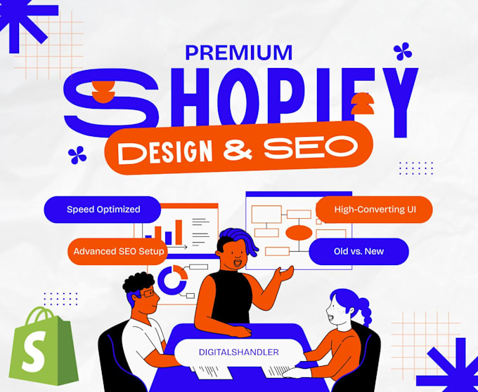 design shopify store, redesign shopify website and shopify dropshipping SEO