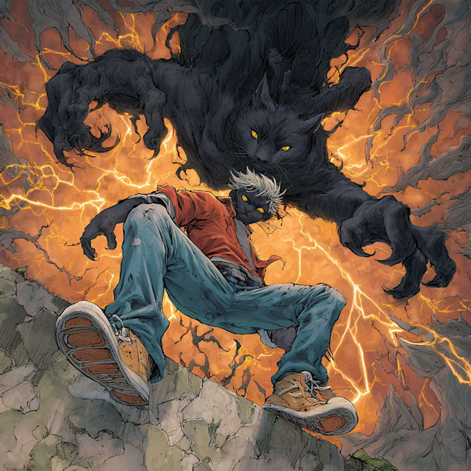 draw comic book illustration as a comic book illustrator