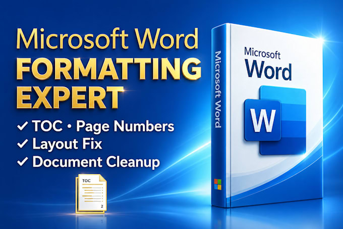 format and redesign microsoft word document and pdfs