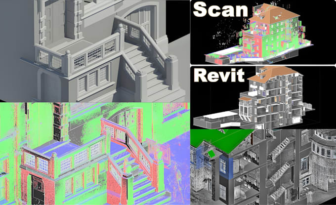 do bim modeling in revit from point cloud to cad pdf and 3d model
