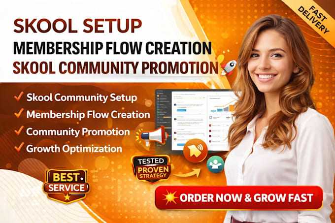 skool setup membership flow creation skool community promotion