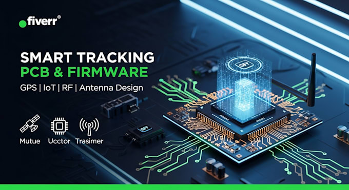 develop smart tracking device pcb and firmware