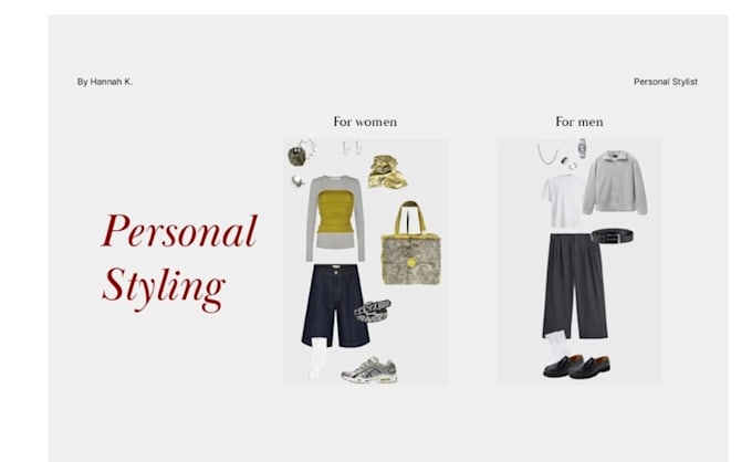do customized personal styling and fashion consultation