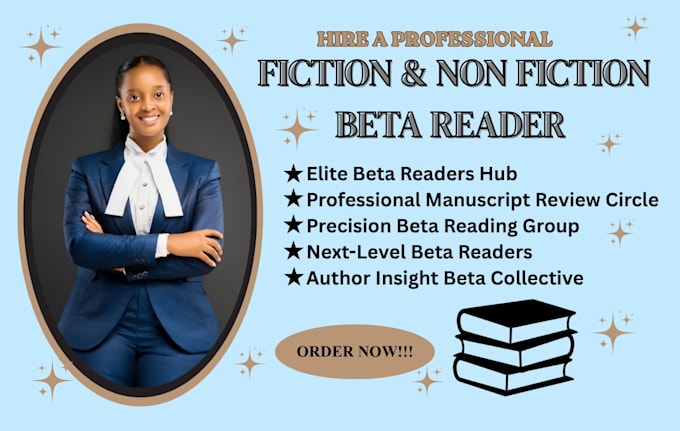 beta read your book and provide honest reader feedback