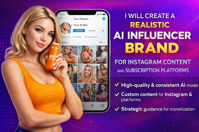 build a realistic ai influencer brand for instagram content