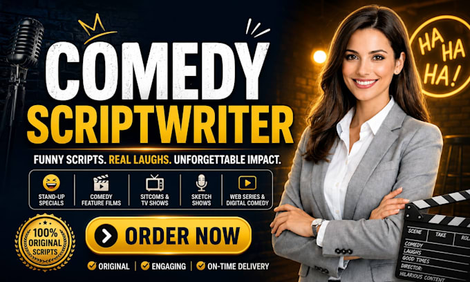 write a comedy script, sitcom, sketch comedy, short comedy or a funny script