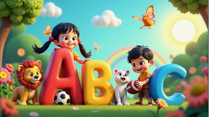 kids learning video for youtube