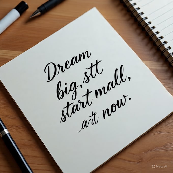 write aesthetic handwritten notes and quotes for journals