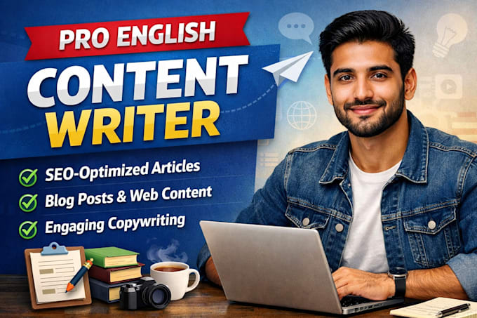 write SEO optimized blog posts and engaging website content