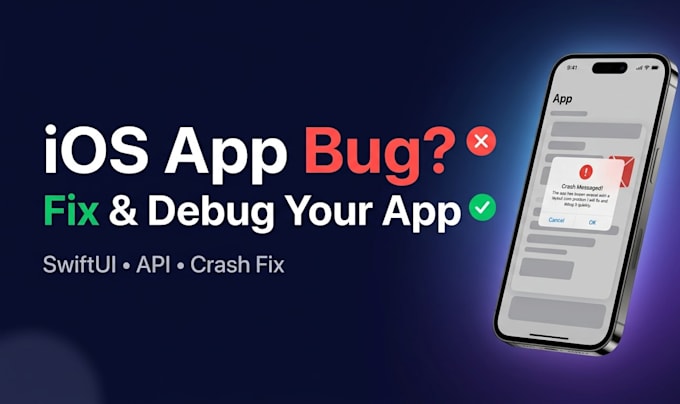 fix bugs crashes and issues in your ios app swiftui xcode