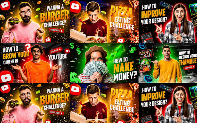 design high CTR thumbnail