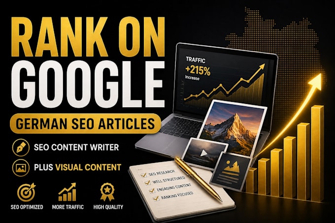 german SEO articles for google ranking with visual content