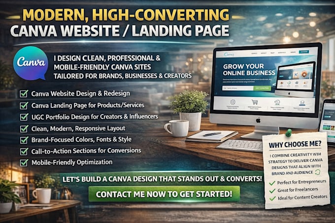 design canva website canva landing page redesign canva ugc portfolio website