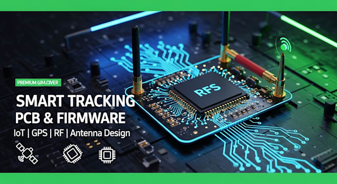 design advanced smart tracking pcb, firmware and iot solutions
