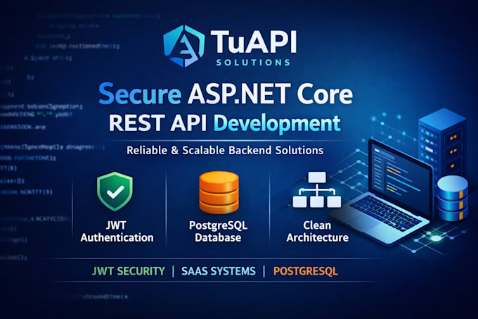 build secure and scalable backend apis with asp net core