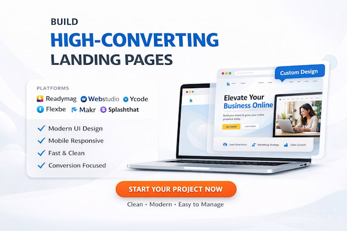 design readymag webstudio ycode flexbe makr io splashthat landing page website