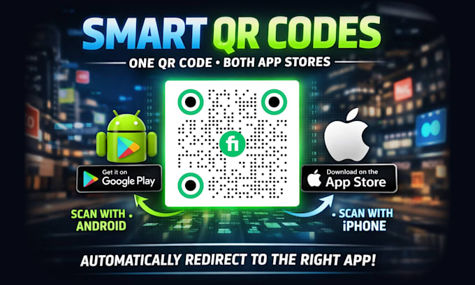 Create a smart qr code for your app, aso, mobile app marketing and app ...