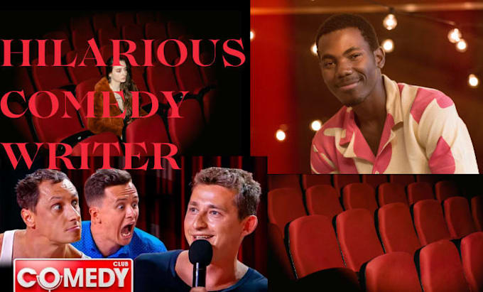 write comedy script, screenplay, movie script, stage play and TV