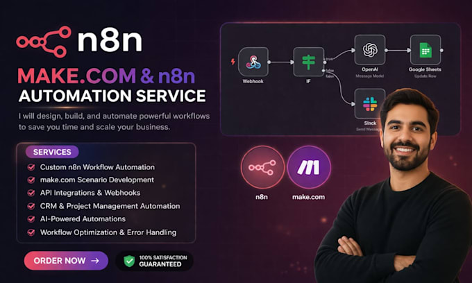 Build n8n automation, ai agents, workflow and api integration by Bianca ...