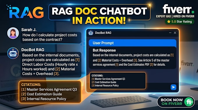 build custom rag document chatbot with openai and langchain