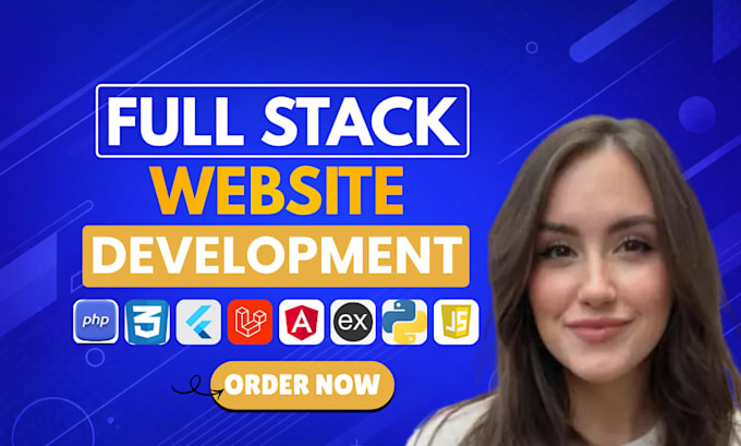 Do website development as full stack web developer, front end, backend ...