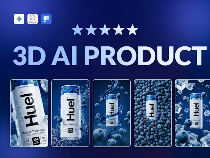 create ai 3d cgi product animation video ads
