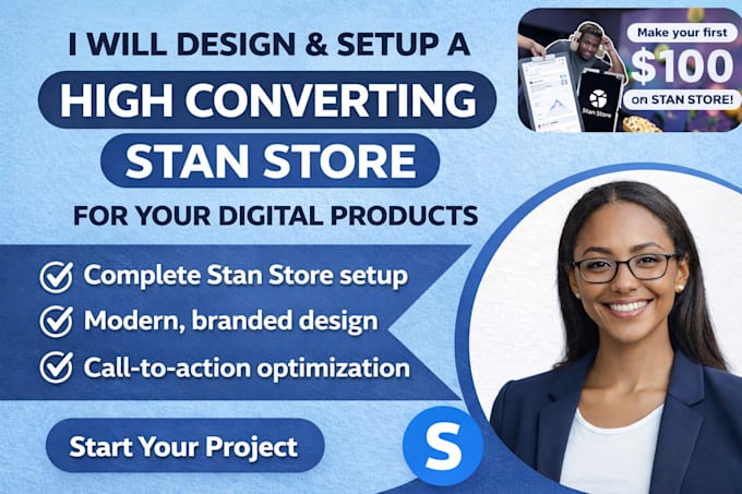 setup stan store stan store setup stan store website systeme io landing page