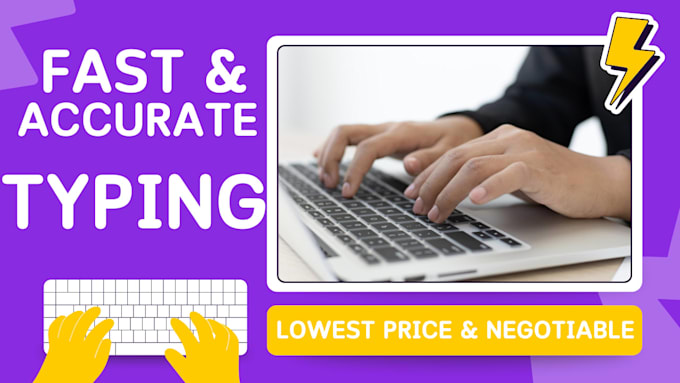 Works Fast Typing Do fast typing work from pdf, image or handwritten notes by Unnati80 ...