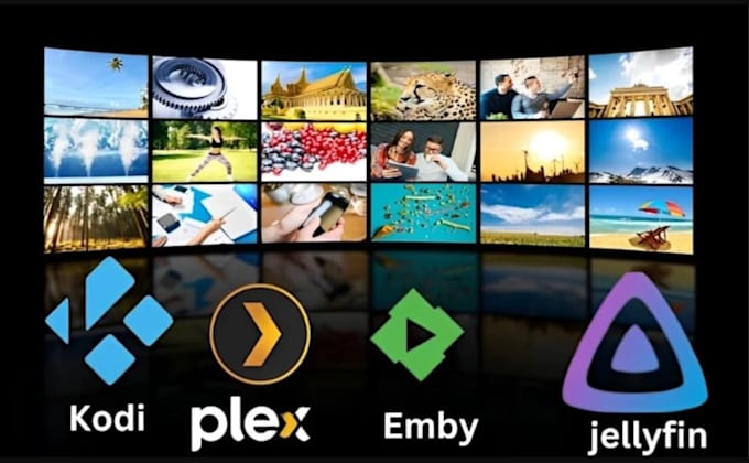 setup kodi, plex, jellyfin media server with real debrid for 4k streaming, arr