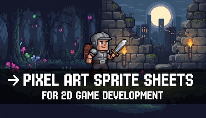 Create pixel art sprite sheet animation for your 2d game by Fulbrightyy ...