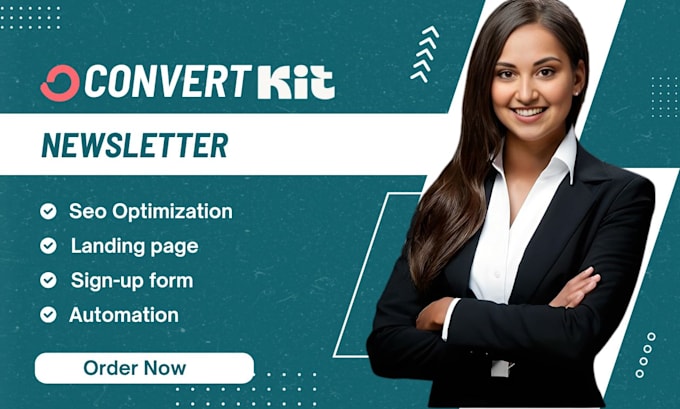 convertkit newsletter design kit automation kit landing page design