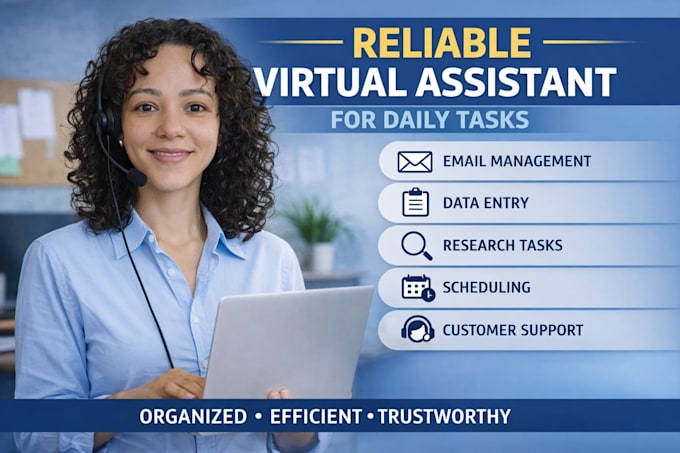 Be your reliable virtual assistant for daily administrative tasks by ...