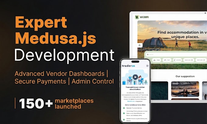 do expert professional medusa js development