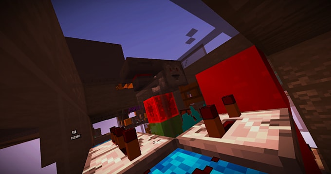 build a simple minecraft prison for you