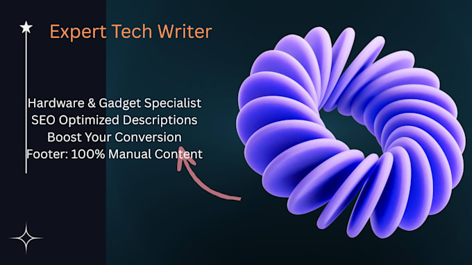 write technical user manuals for gadgets