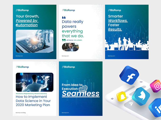 Design social media content that builds your brand by Sebbagay | Fiverr