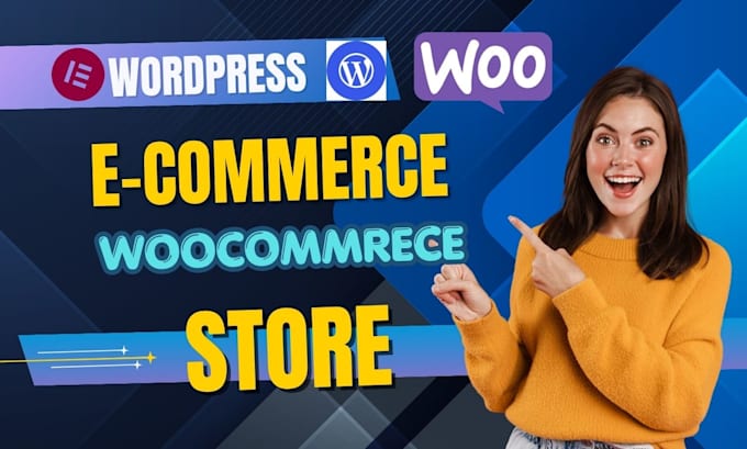 design custom wordpress website with woocommerce store setup