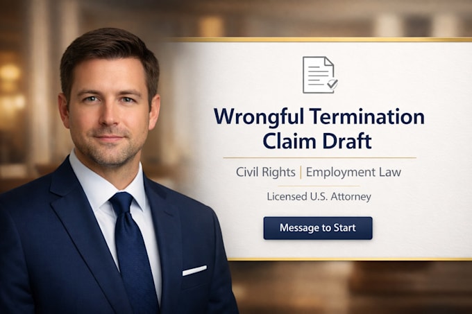 prepare your wrongful termination civil rights claim for filing