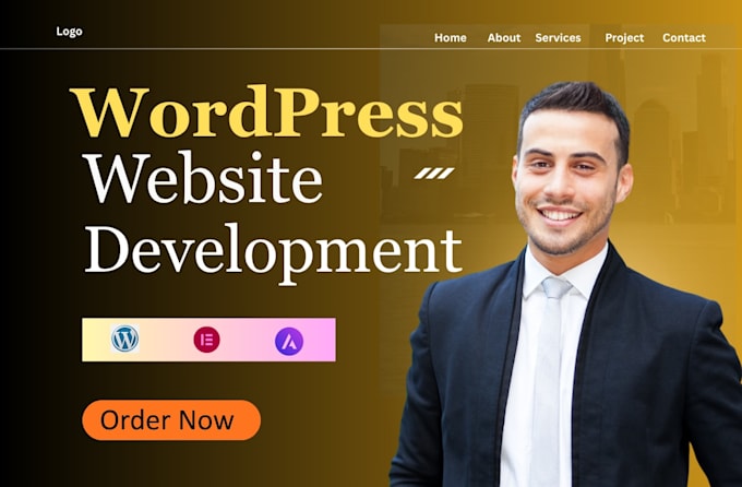 do wordpress website development, build rebuild or create full business website