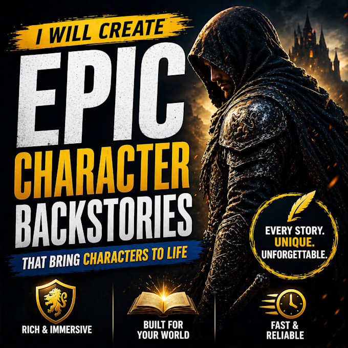 write an original character backstory or bio