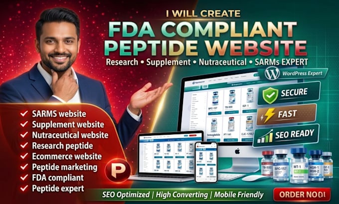 fda peptide website supplement research peptide store sarms ecommerce website