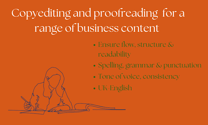 copyedit or proofread your content